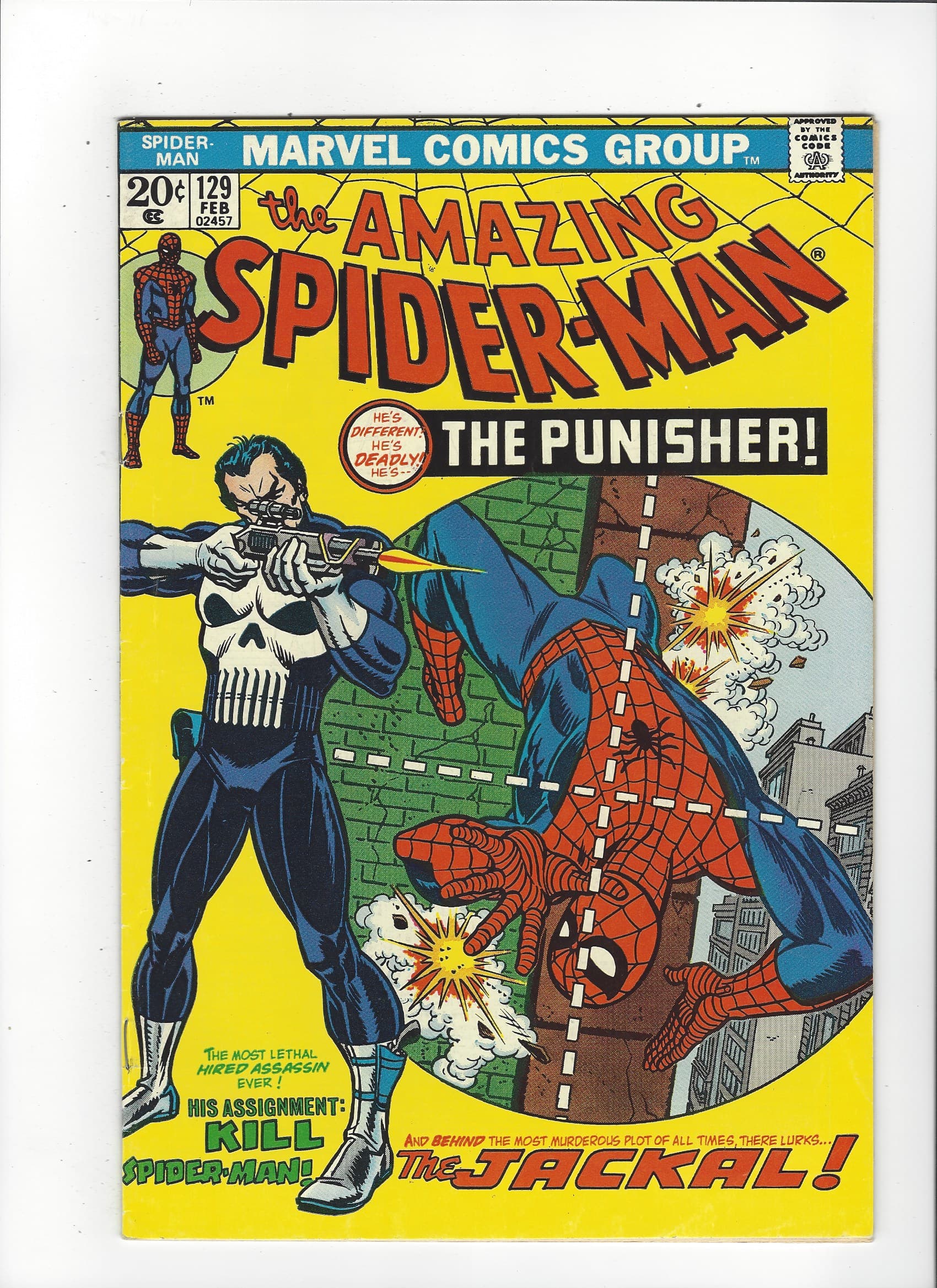 Amazing Spider-Man 129 F+/VF Conway Andru 1st Punisher