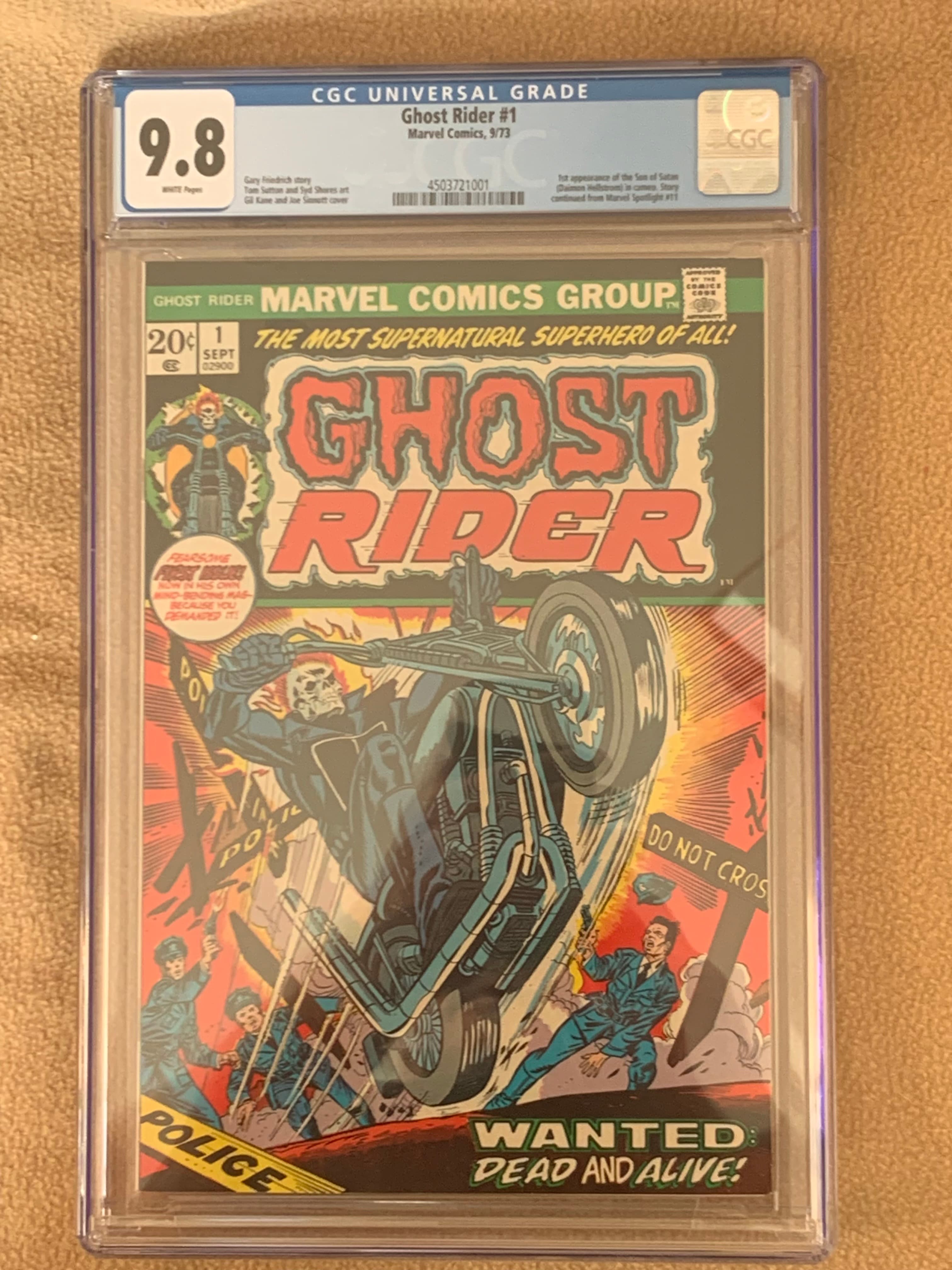 Ghost Rider Vol 2 1 CGC 9.8 Friedrich Sutton